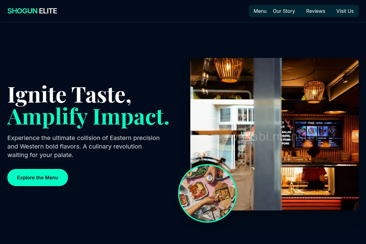 Fusion Asian Fusion Food