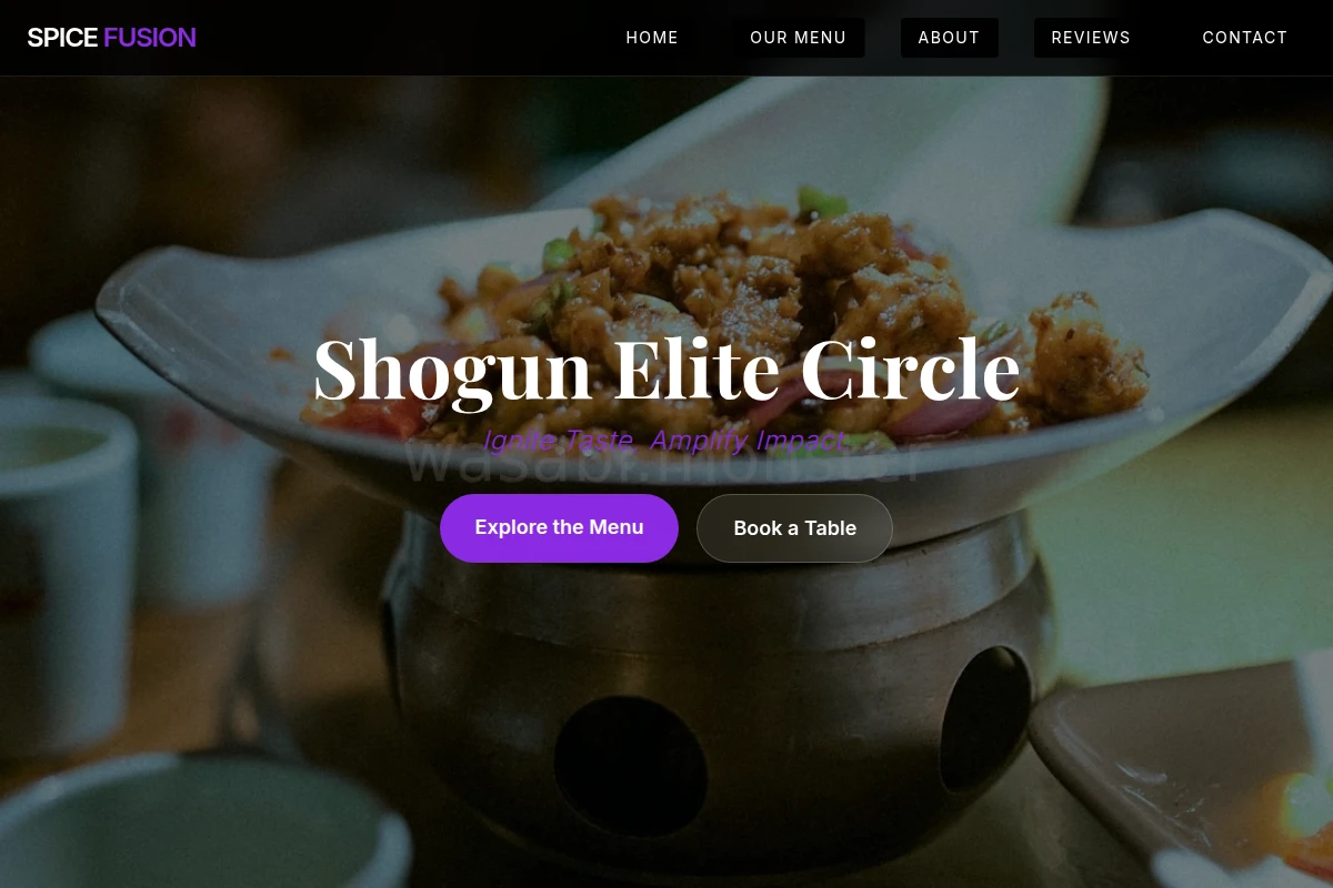 Spice Asian Fusion Food