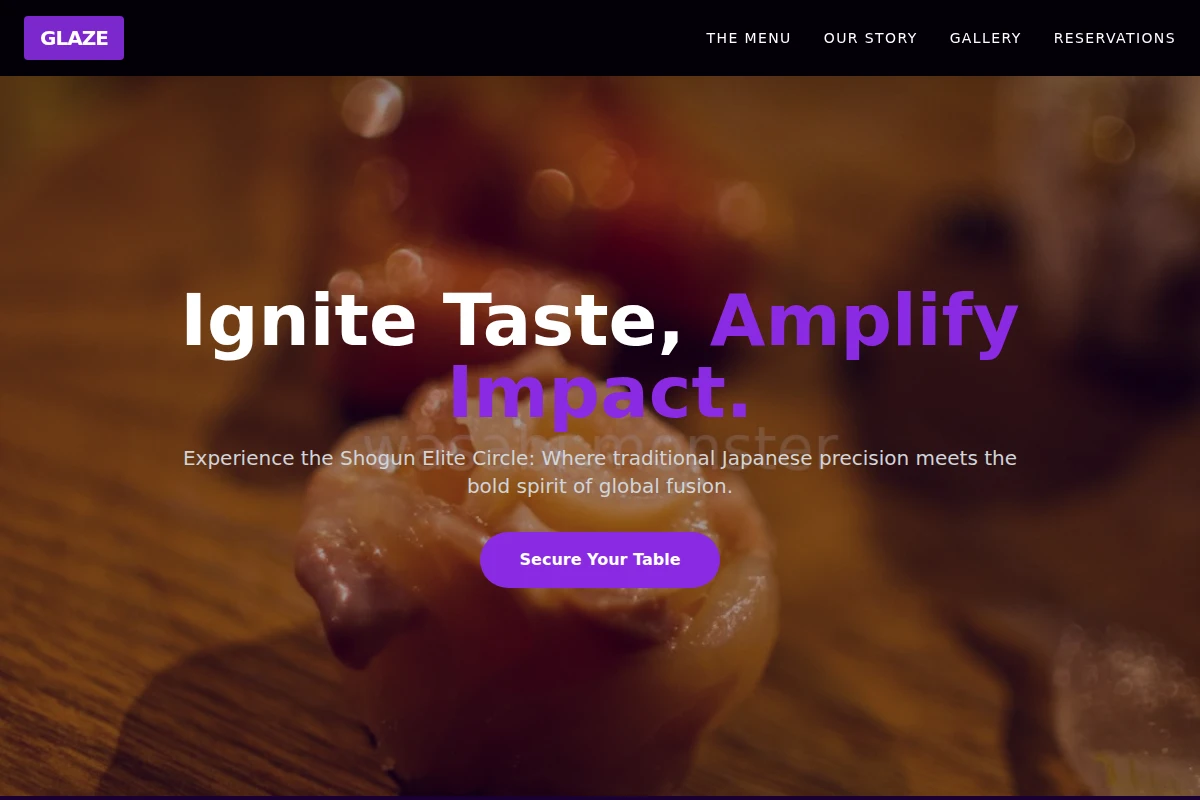 Glaze Asian Fusion Food