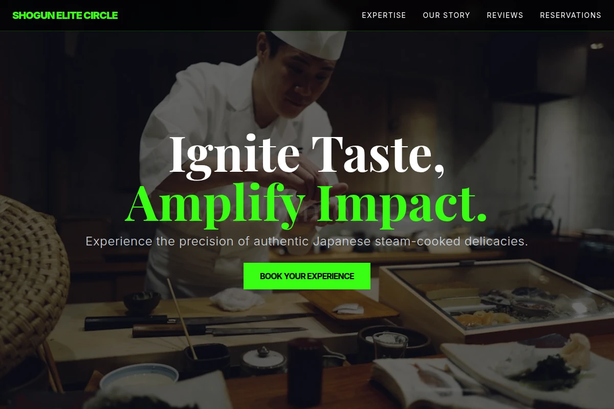 Steam Japanese Food