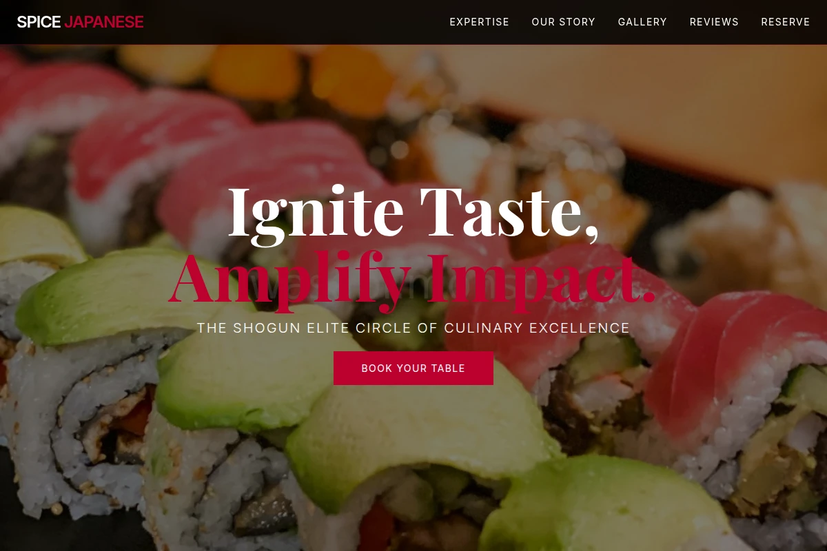Spice Japanese Food