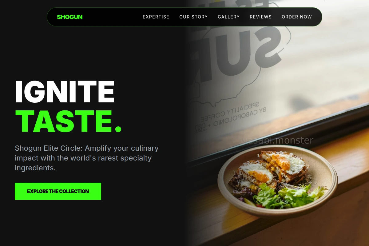 Neon Specialty Food